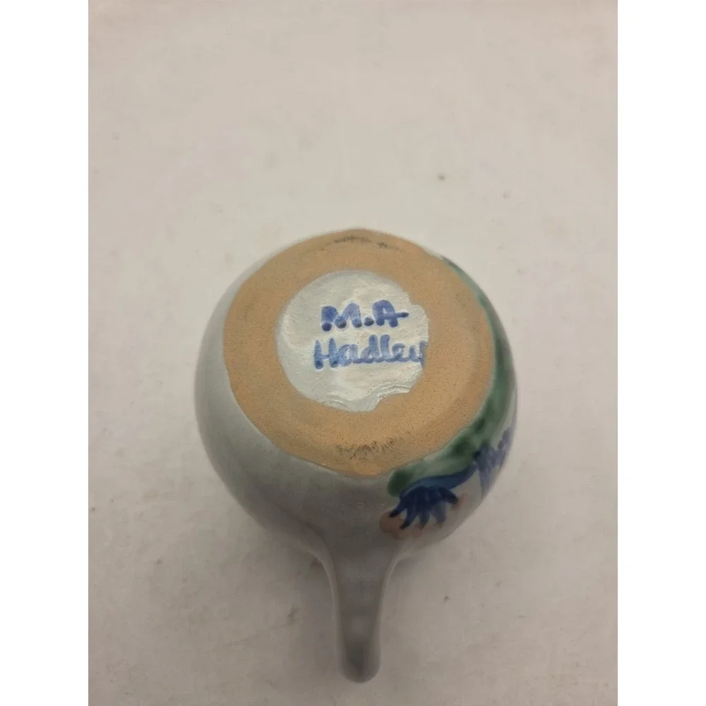 M.A. Hadley creamer pitcher cow farmhouse milk syrup 3 1/2